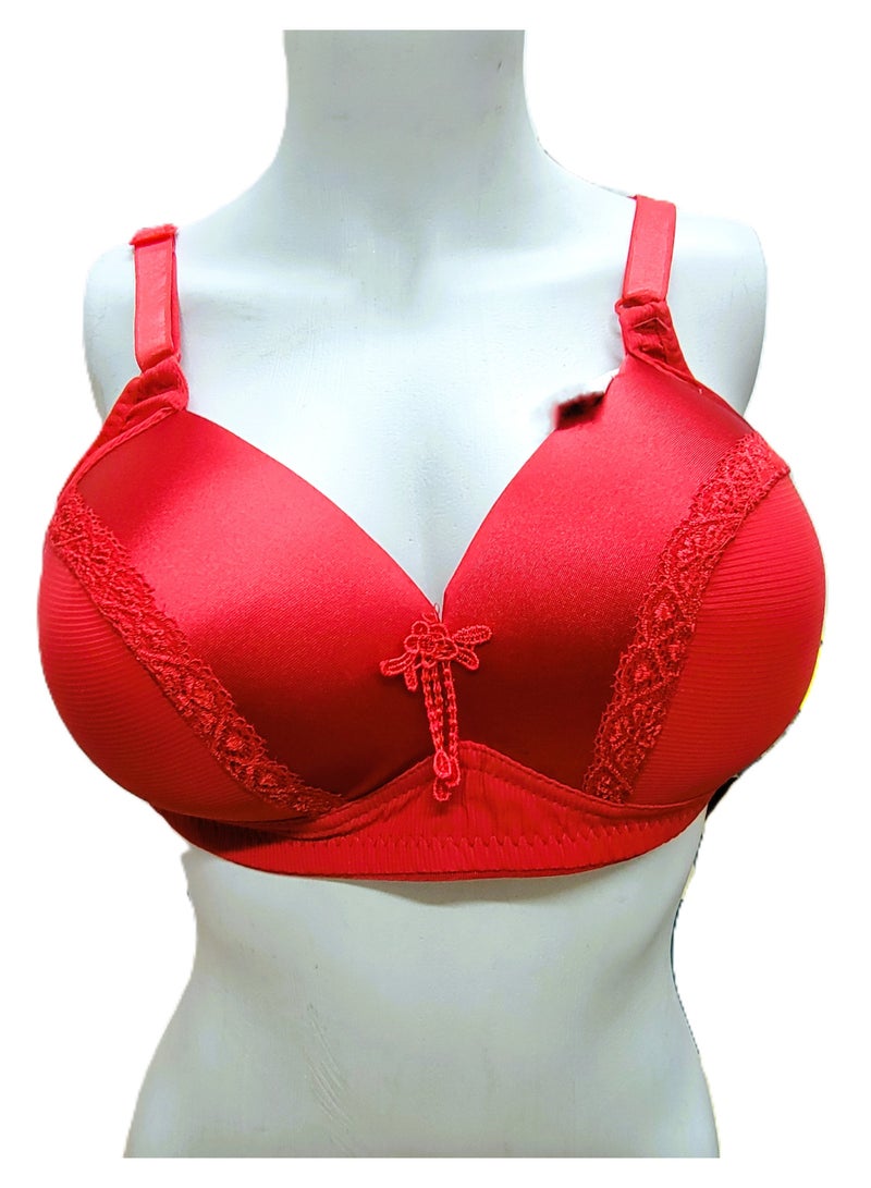 Women's Plus Size Comfortable and Supportive Wire-Free Bra - Premium Quality and Materials  - Image 2