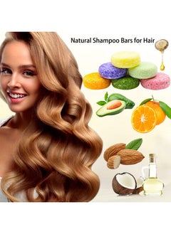 DBEAUTYM DBEAUTYM 8 Pack Shampoo Bar Gift Set,Natural Soap, Solid Dry Damaged Hair With Plant Essence Oil Helps Stop Loss and Promotes Healthy Growth, Travel Size Bulk Set  - Image 3