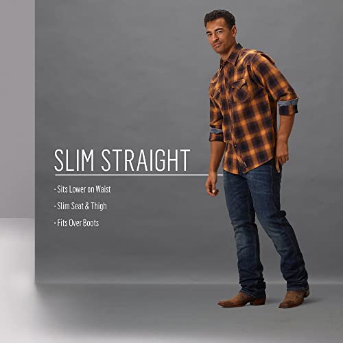 Wrangler Retro Slim Fit Straight Leg Jean, Bozeman, 32W x 32L - Image 3