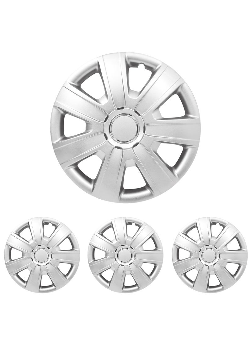 Generic 14 Inch Automotive Hub Wheel Cap with Universal Wheel Hubcaps Set of 4 Pcs Snap-On Rings Wheel Cover - WJ-5076-A-14  - Image 5