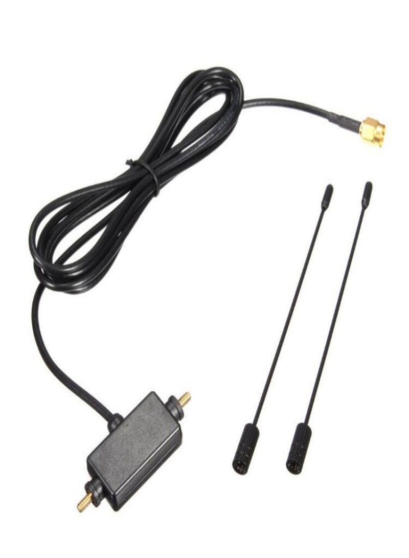 DVB-T/CMMB Car Antenna T-type Digital TV Antenna SMA Male Connector Black  - Image 1