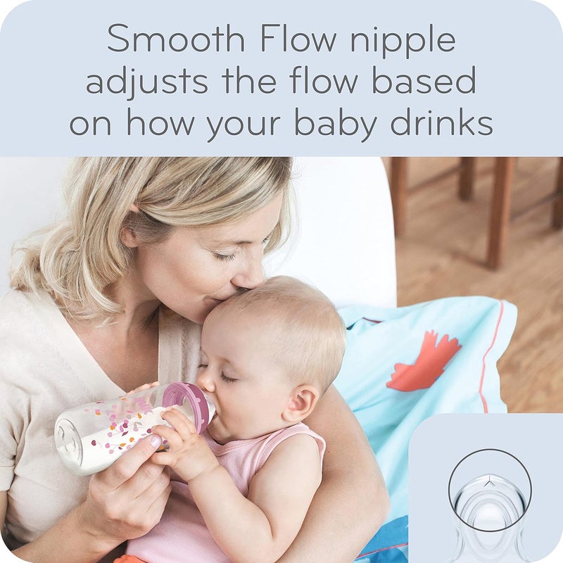 NUK Smooth Flow Anti-Colic Bottle Newborn Gift Set - Image 3