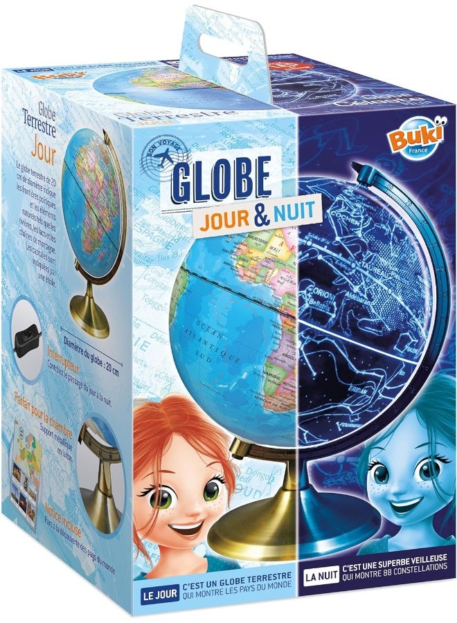 BUKI Day and Night Globe (20 x 20 x 32.5 cm) - Image 1