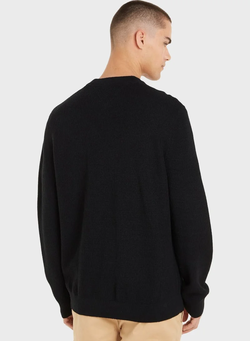 TOMMY JEANS Logo Crew Neck Sweater