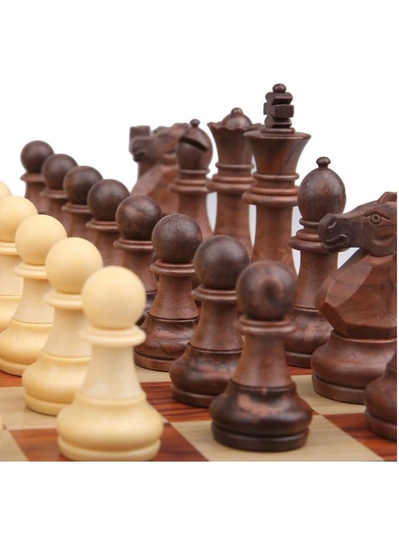 Rubik لعبة الشطرنج المغناطيسية، لوحة شطرنج قابلة للطي للتخزين المحمول للأطفال/الأولاد/البالغين أفضل هدية (صغيرة، 24.5 × 21.5 سم) - Image 5