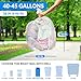 Reli. Reli 40 to 45 Gallon Trash Bags Heavy Duty 250 Trash Bags Super Sizeable Clear Garbage for Serious Cleanup - Image 4