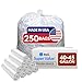 Reli. Reli 40 to 45 Gallon Trash Bags Heavy Duty 250 Trash Bags Super Sizeable Clear Garbage for Serious Cleanup - Image 1