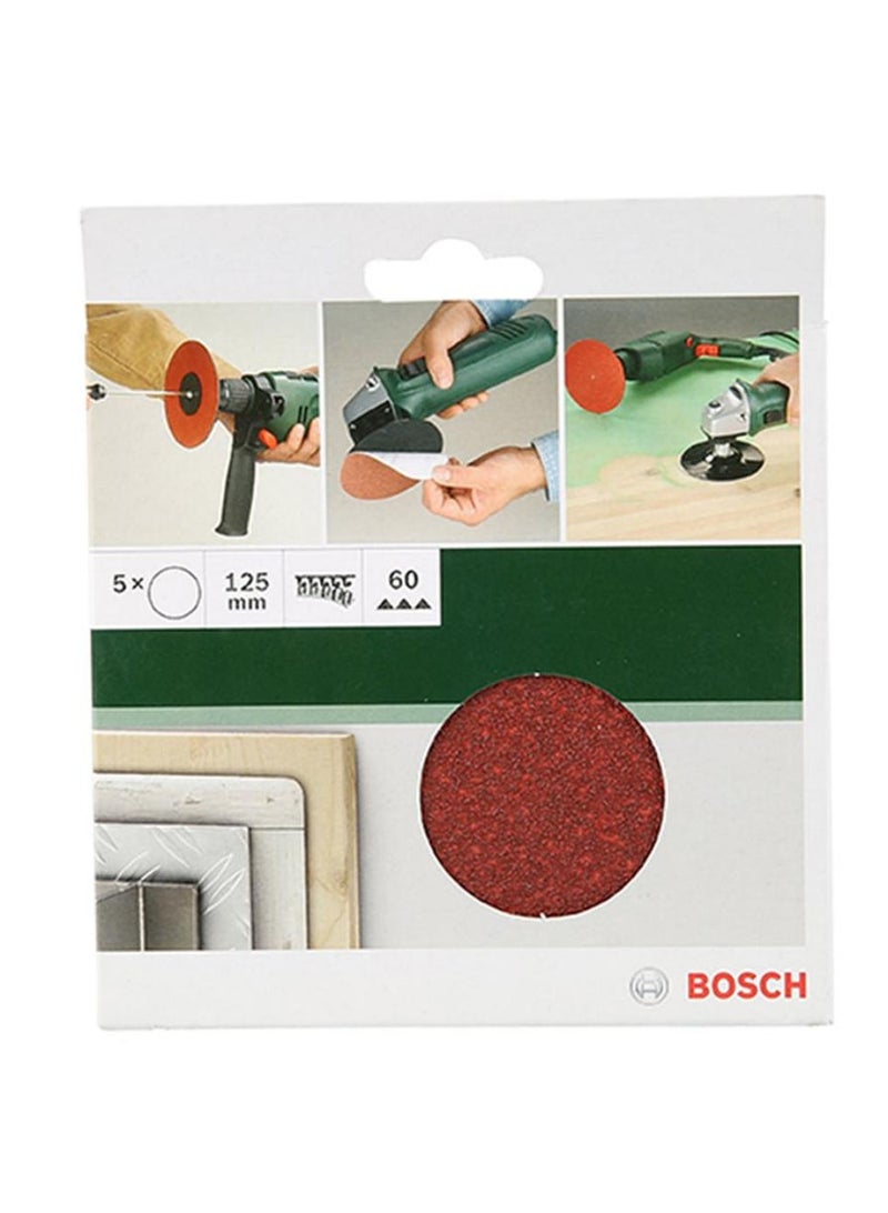 BOSCH G60 Sanding Sheet 125 Mm Pack Of 5