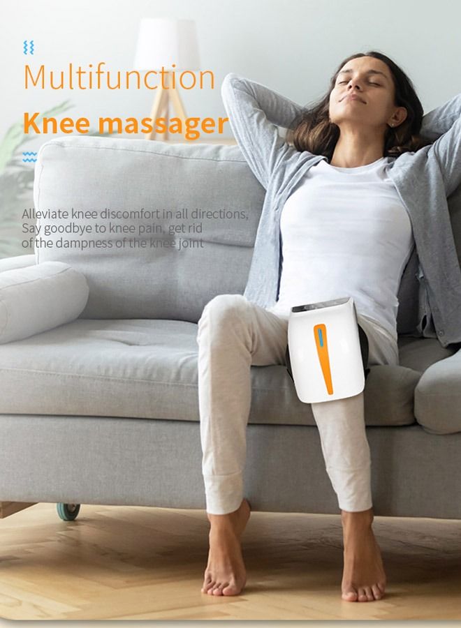DUNISO Upgraded Cordless Knee Massager Infrared Heat and Vibration Knee Pain Relief for Swelling Stiff Joints Stretched Ligament and Muscles Injurie - Image 3