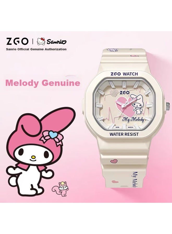 Zgo Watch For Women, Students, Middle And Elementary School Students, Waterproof, Stylish Digital Watch, Sanrio Gift, 356 - Image 1