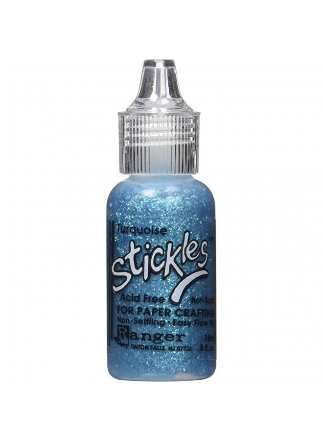Ranger Stickles Glitter Glue 1/2-Ounce, Turquoise - Image 1