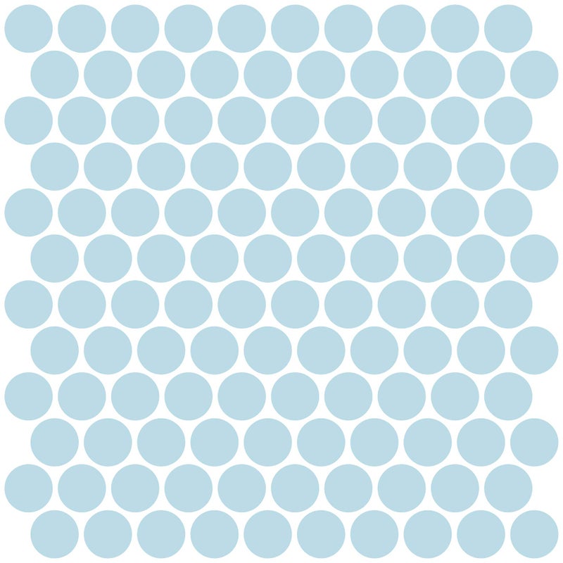 InHome NH2959 Penny Tile Peel Stick Backsplash Tiles Blue