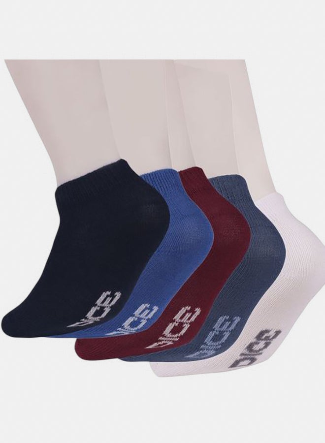 Dice Basic Sneaker Pack Of 5 Socks For Kids - Color May Vary - Image 1