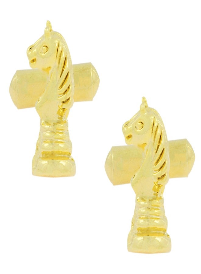 Zivom® Chess Horse Stallion Office Formal Shirt Blazer Cufflink Pair Men Gift Box - Image 1