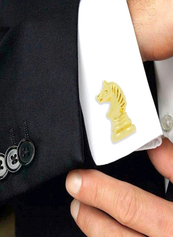 Zivom® Chess Horse Stallion Office Formal Shirt Blazer Cufflink Pair Men Gift Box - Image 4