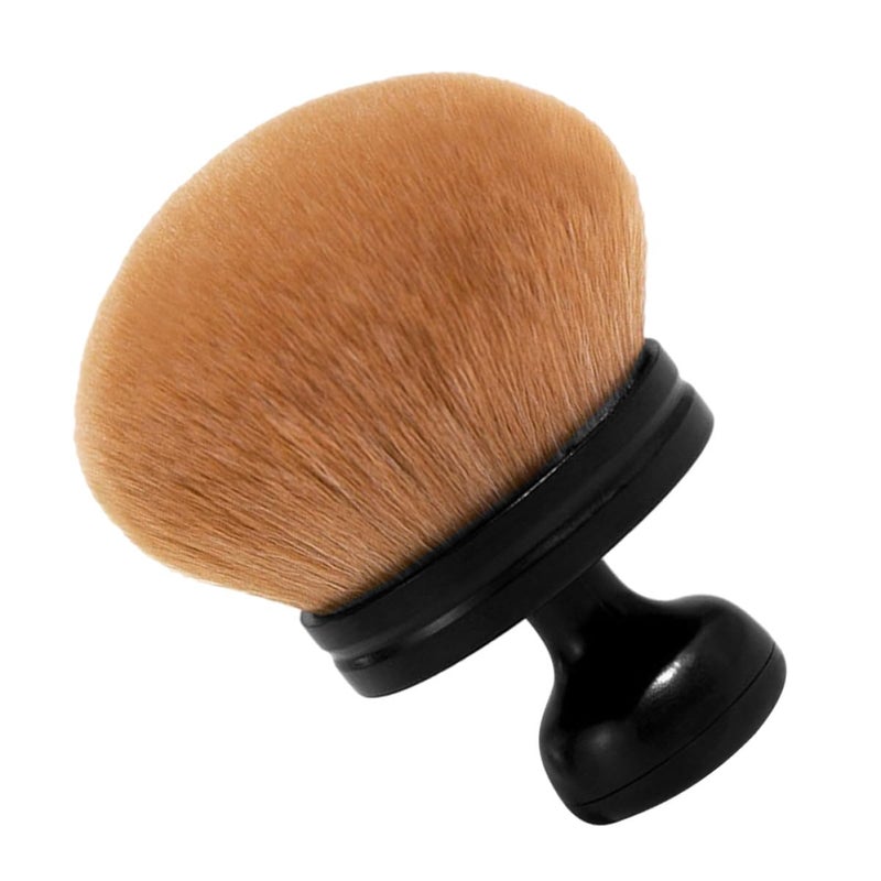 Multifunctional Blush Makeup Brush Large Powder Brush Soft Fluffy Black Face for Women Professional Blush for Cheeks and Setting Loose Powder Travel Size Cosmetic - Image 1