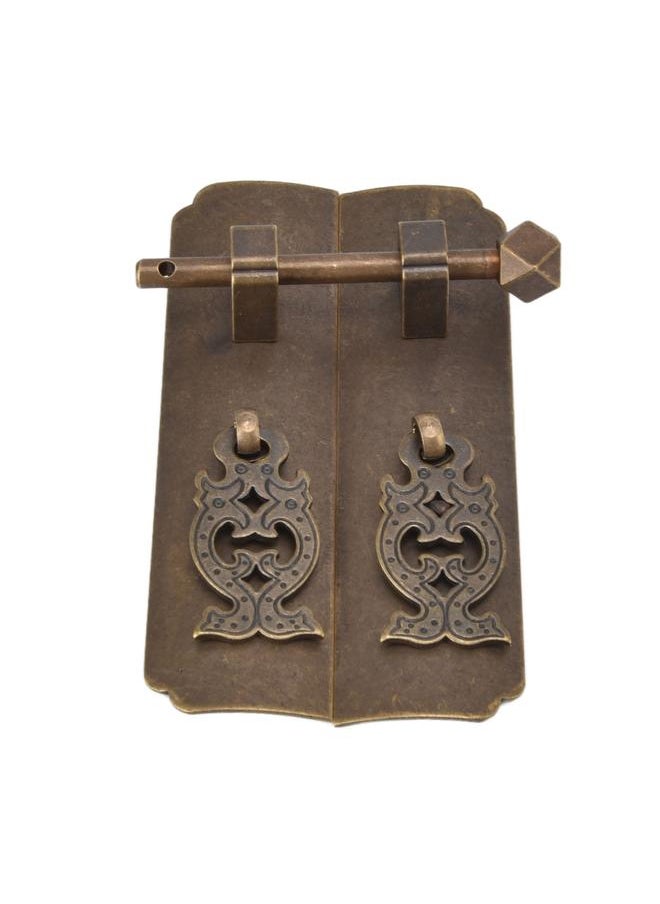 Thoraya Chinese Antique Brass Handle Retro Exquisite Easy Installation Oriental Cabinet Handles for Cabinets Wardrobes Bronze Color  - Image 4