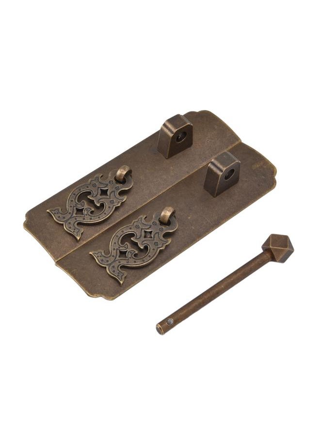 Thoraya Chinese Antique Brass Handle Retro Exquisite Easy Installation Oriental Cabinet Handles for Cabinets Wardrobes Bronze Color  - Image 5