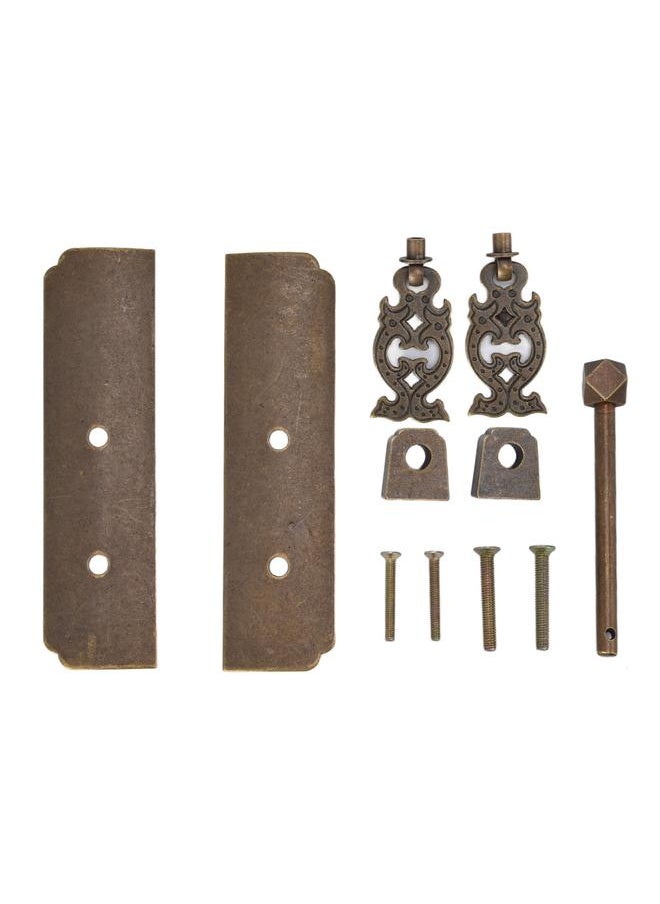 Thoraya Chinese Antique Brass Handle Retro Exquisite Easy Installation Oriental Cabinet Handles for Cabinets Wardrobes Bronze Color  - Image 1
