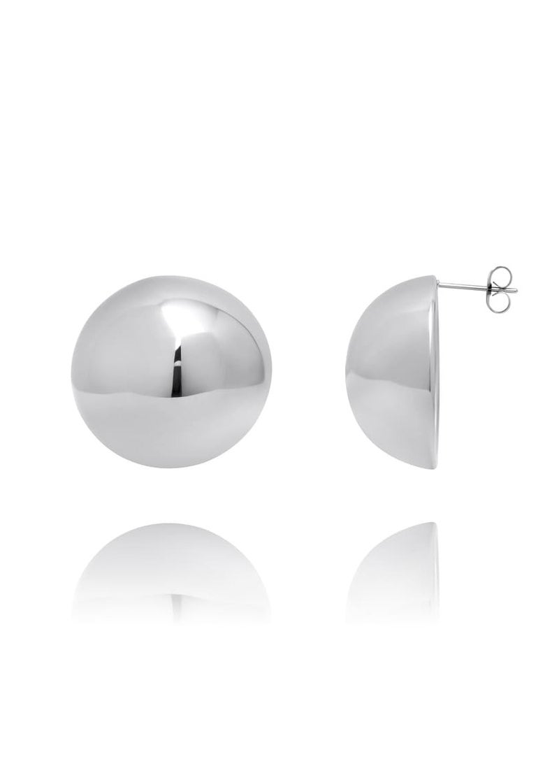 Clé de Lune Futuristic Rounded Bold Earrings  - Image 1