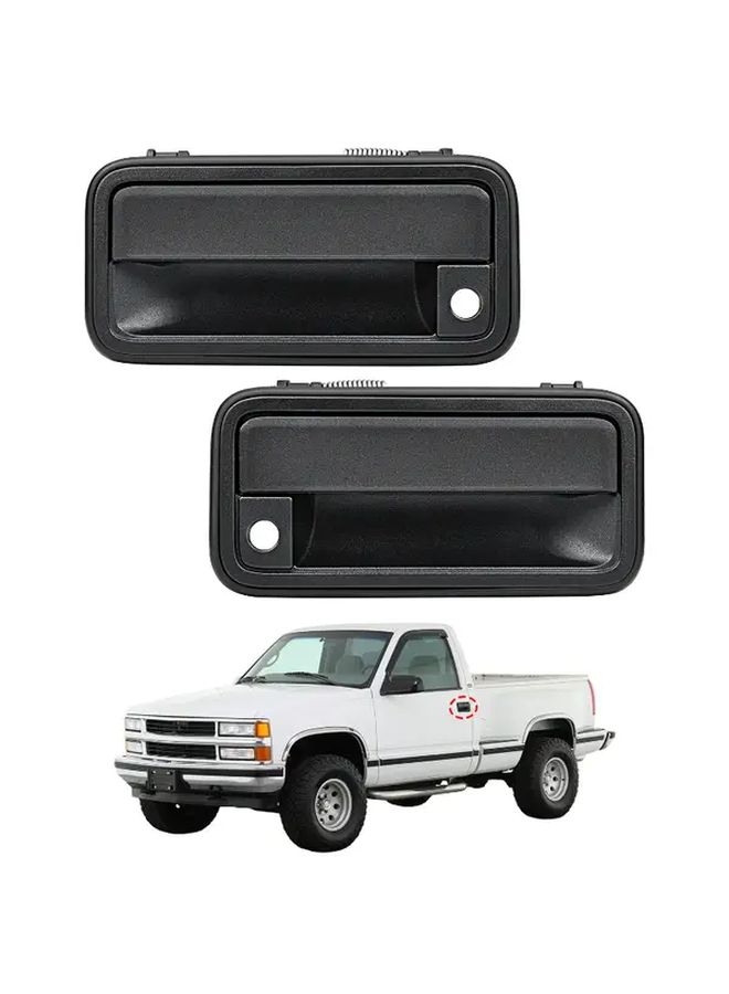 1pc Exterior Door Handle Front Left Right For Chevrolet Chevy Tahoe Suburban C1500 C2500 C3500 K1500 K2500 K3500 GMC Yukon 15742233 RL Auto Exterior Part Truck Door Part Oem Style Corrosion Resistant Precision Fit Car Door Pull Vehicle Restorers Chevy Owners - Image 4