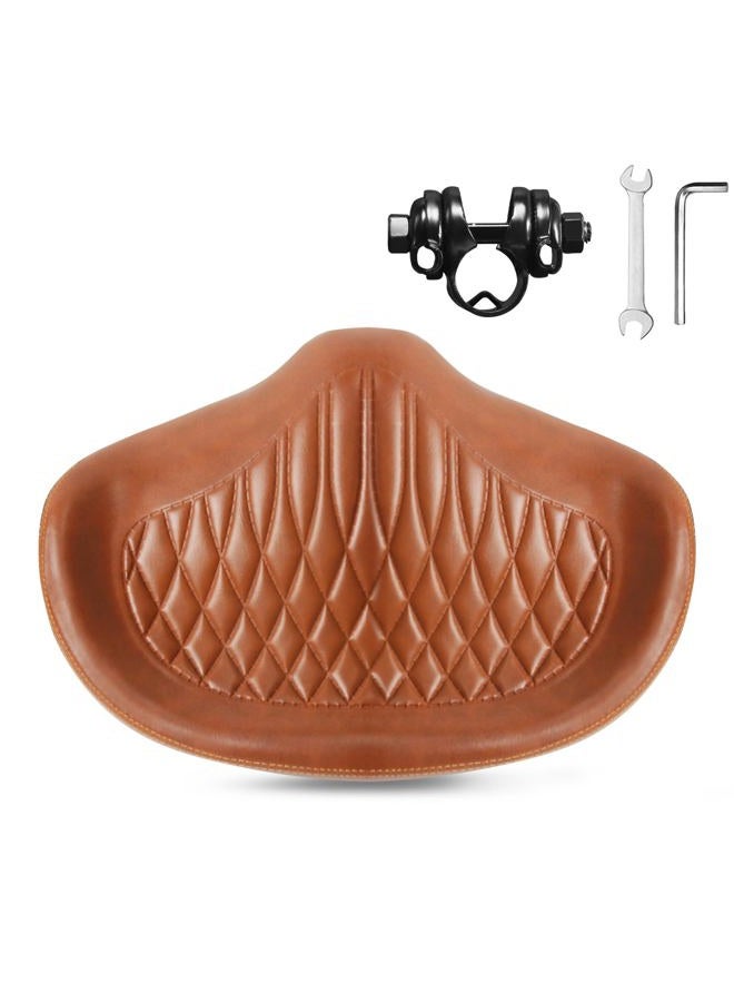 BUCKLOS New Noseless Bike Seat for Comfort Men&Women Extra Wide Bicycle Seat Cushion Oversized Comfortabele Foam Padded Bike Saddle for Peloton Exercise Bike Ebike Cruiser Bikes - Image 1