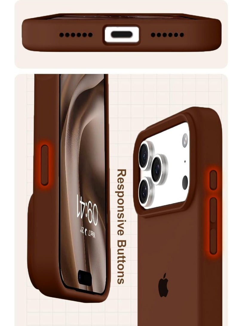 iPhone 17 Pro Case Liquid Soft Silicone iPhone 17 Pro Cover Anti Scratch with Inside Microfiber Lining Shockproof Protective Phone Case for iPhone 17 Pro 6.3 inch - Image 5