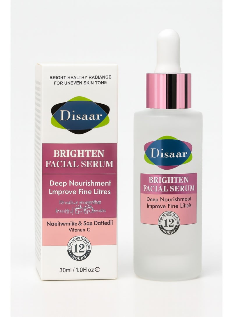 Disaar Brighten Facial Serum Deep Nourishment Improve Fine Lines Anti Aging Hydrating Whitening Serum For Face 30ml - Image 1
