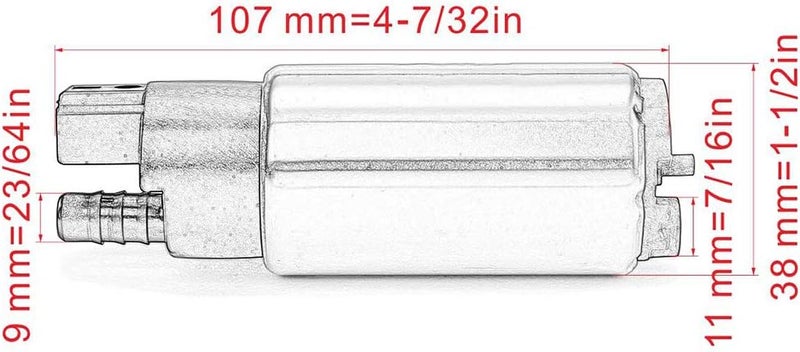Wivplex 12V Motorcycle Fuel Pump - Image 2