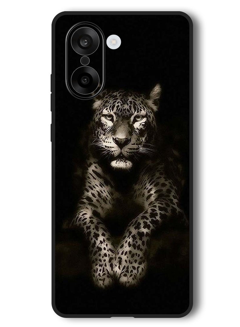 Theodor Case Compatible with OnePlus Nord CE 5 6.77 Inch Protection Shockproof Bumper Cover Leopard - Image 1