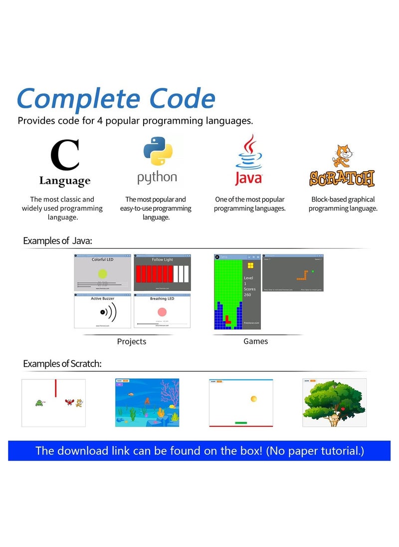 FREENOVE - Basic Starter Kit for Raspberry Pi, Beginner Learning, Model 3B+ 3B 2B 1B+ 1A+ Zero W, Python, C, Java, Processing, 17 Projects, 120 Pages Detailed Tutorials - Image 1