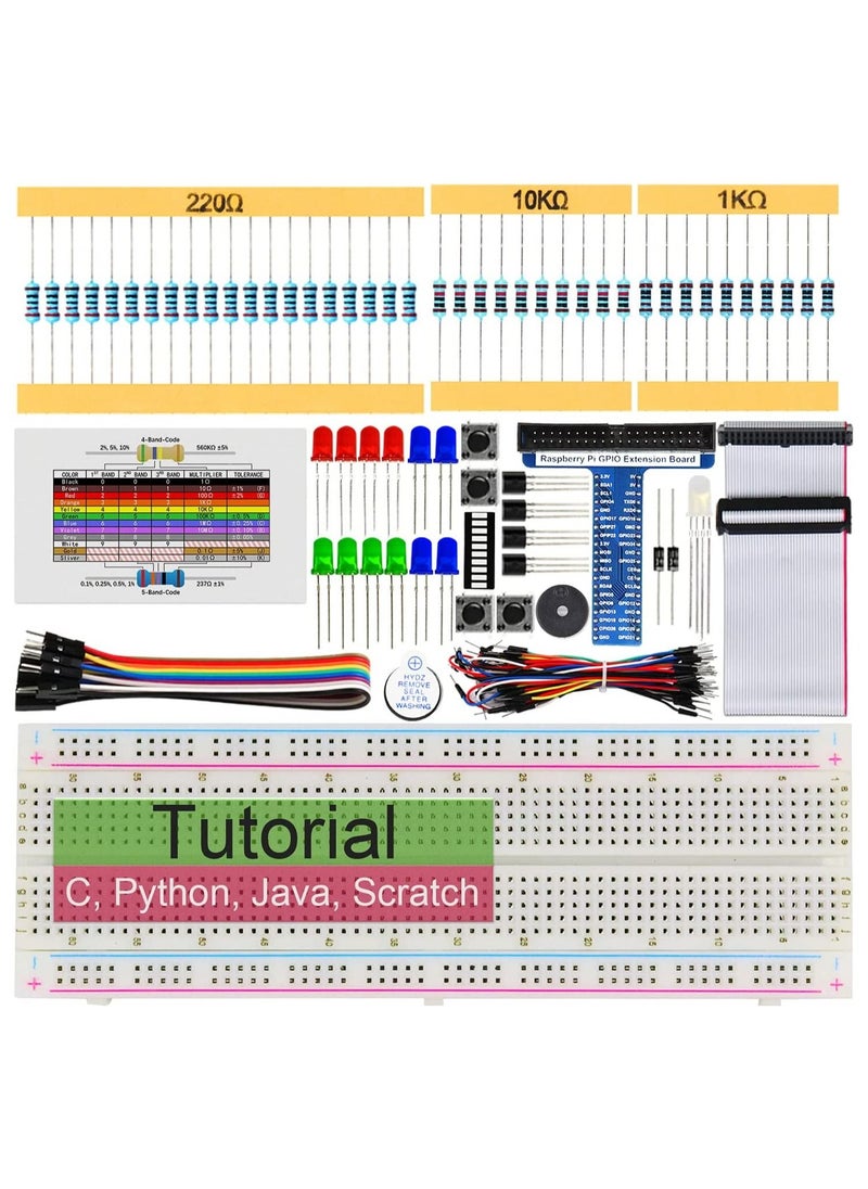 FREENOVE - Basic Starter Kit for Raspberry Pi, Beginner Learning, Model 3B+ 3B 2B 1B+ 1A+ Zero W, Python, C, Java, Processing, 17 Projects, 120 Pages Detailed Tutorials - Image 1