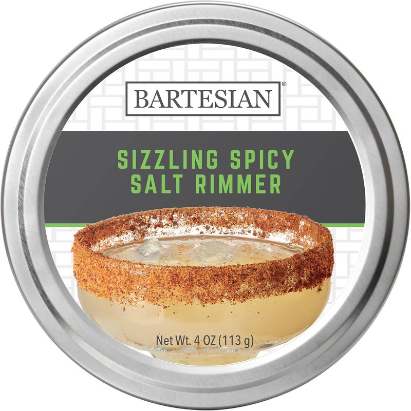 Bartesian Sizzling Spicy Salt Cocktail Glass Rimmer - Perfect for Margaritas and Cocktails - Image 1