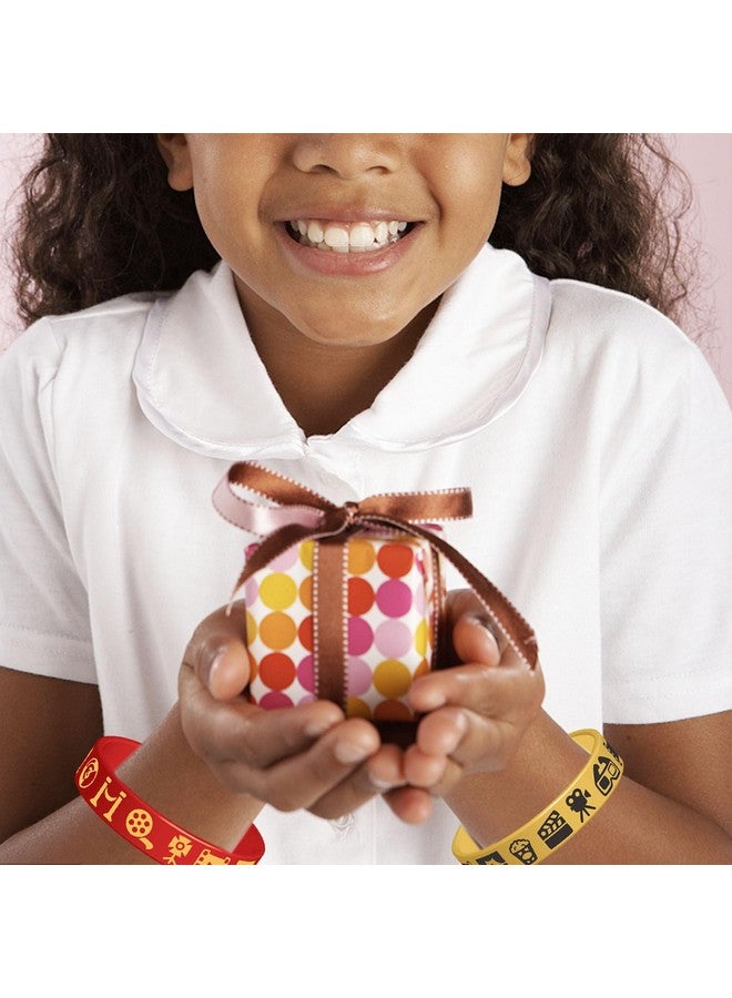 كوبا بلاي أساور مطاطية من CupaPlay، 48 قطعة، هدايا حفلات ليلة الأفلام - لوازم حفلات بطابع أفلام هوليوود، زينة لأعياد الميلاد، أساور سيليكون، هدايا حفلات - Image 5