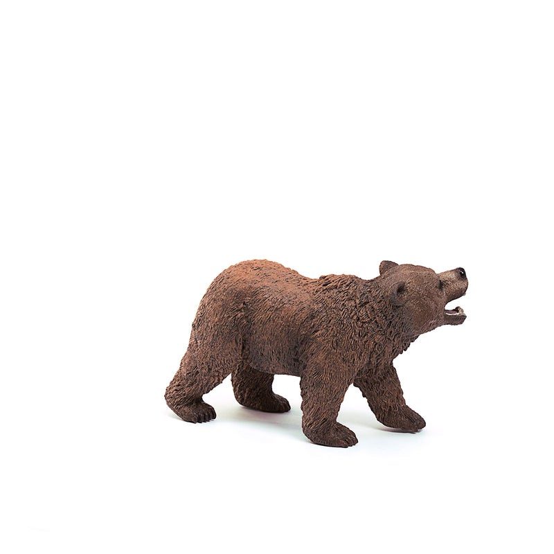 Schleich Wild Life Realistic Grizzly Bear Figurine HandPainted and Detailed Animal Figure for Kids Perfect Toy for Fun and Imaginative Adventures Gift for Boys and Girls Ages 3 26 inch - Image 4