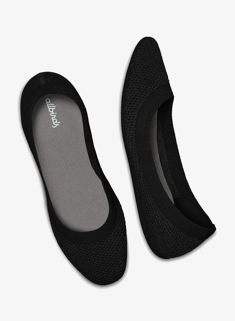 اول بيردز حذاء نسائي شجري - أسود فحمي نعل أسود