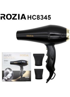 Rozia ROZIA Hair Dryer – Anti-Hair Breakage | 3 Heat & 2 Airflow Settings | Gentle & Powerful Drying for All Hair Types 