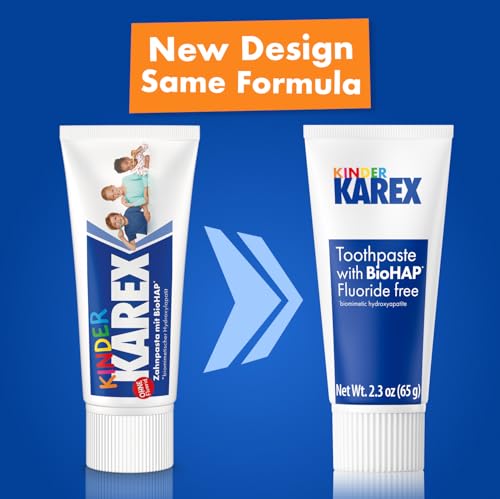 KAREX Kinder Karex Hydroxyapatite Kids Toddler Toothpaste I Fluoride Free I Clinically Tested I 2.3 oz - Image 2