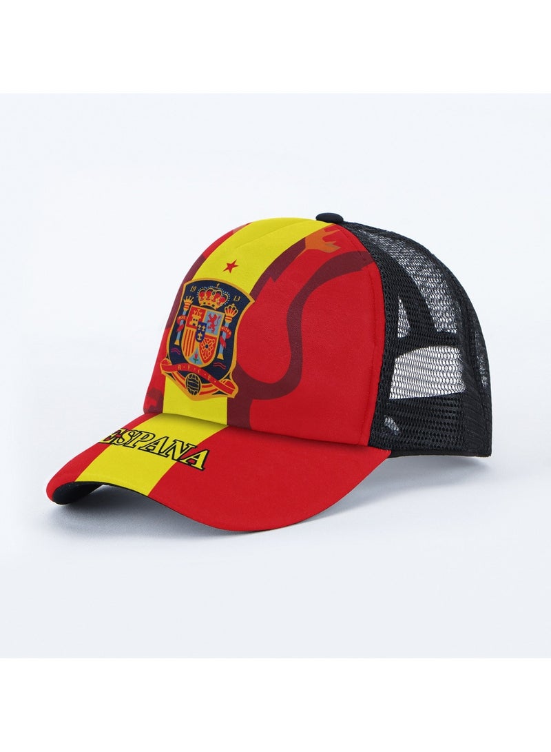 KUYING Football World Cup Baseball Hat National Team Argentina Brazil France Ltaly England Sunshade Duck Tongue Hat 