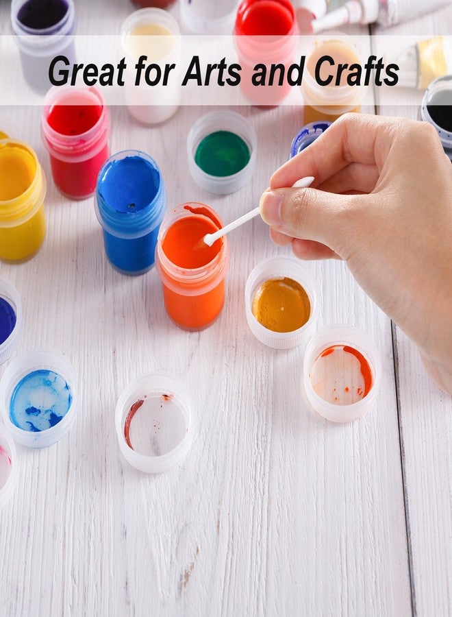 TecUnite تيك يونايت 600 قطعة من أعواد القطن، نصائح قطن مزدوجة الدقة مع عصا ورقية - Image 4