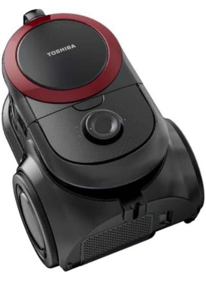 Toshiba Bagless Vacuum Cleaner_2000 watt - 1.8 liter dust container designed for high - performance dry cleaning - Black with a Red ring- VC-BL200(B) 1.8 L 2000 W VC-BL200(B) Black with ring Red - Image 2