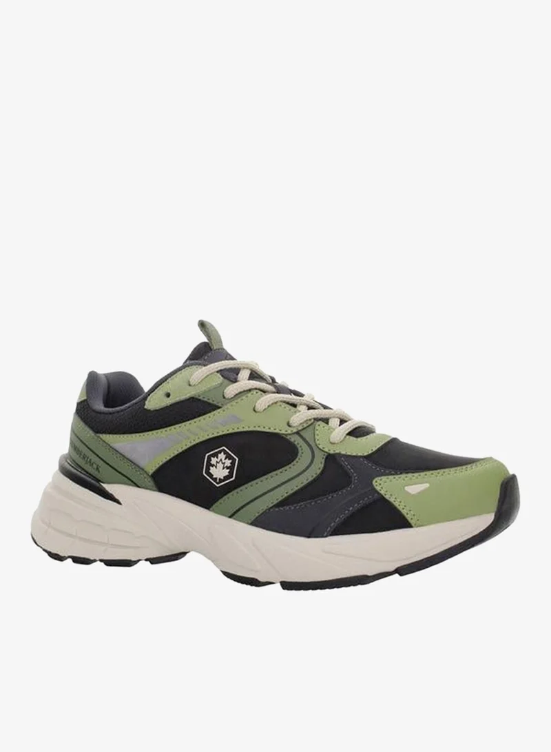 LUMBERJACK Men MONEY Panelled Lace-Up Sneakers