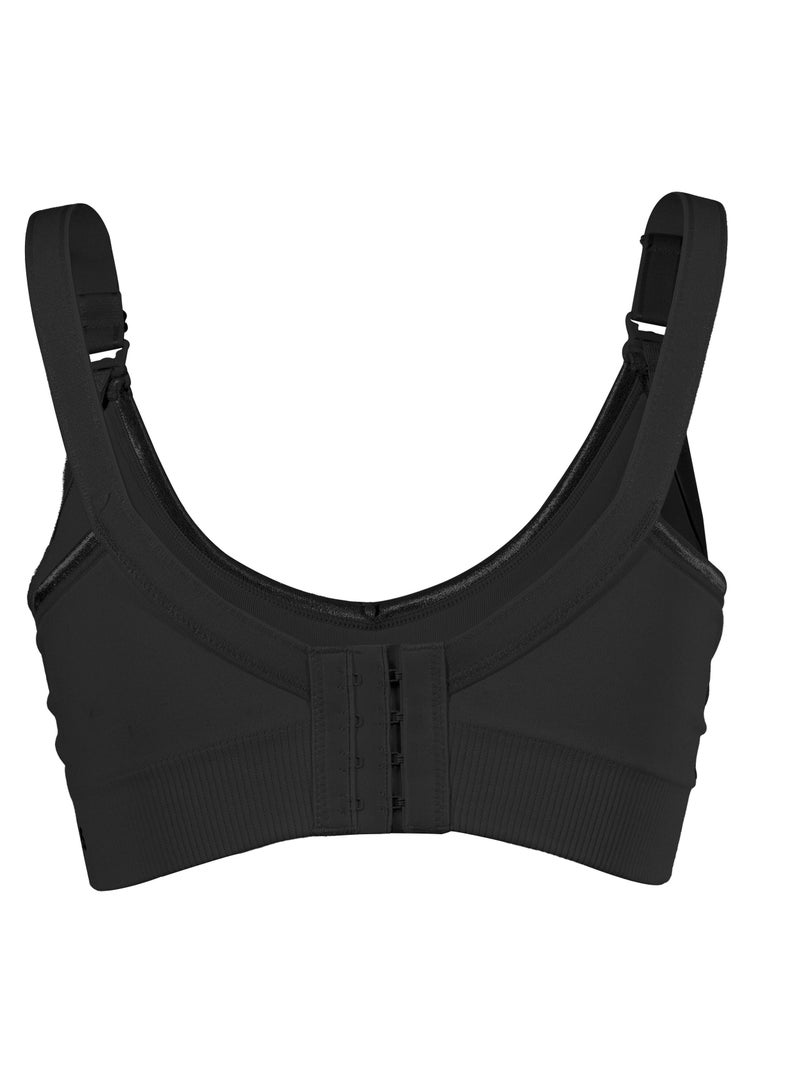 أوكوس حمالة صدر رضاعة للحمل كاملة الأصلية سوداء مقاس  كبير - Image 3