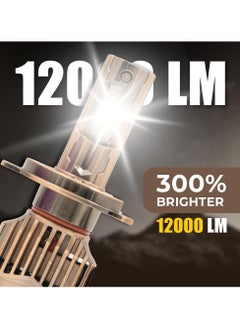 Toby's Toby's Brand New LX 60-H1 having 6500K color Temperature 120W pair LED Headlight Bulb Assembly 12000 Lumens extreme Bright best for long drive And With Gift T10 as well inside  - Image 4
