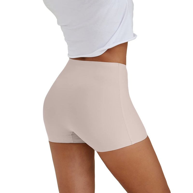 SHARICCA BoyShorts Panties for Women Seamless Soft Boy Shorts Underwear Short Boxer Briefs Anti Chafing, 6P09,M - Image 3
