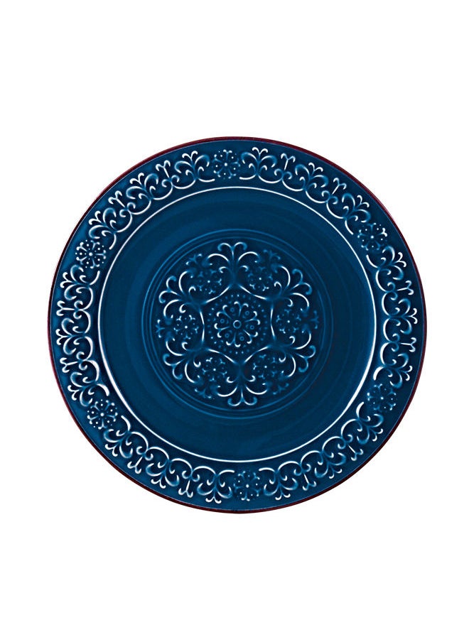تراست طقم أواني طعام بورسلين 16 قطعة أزرق داكن 27x27x27 سم  - Image 2