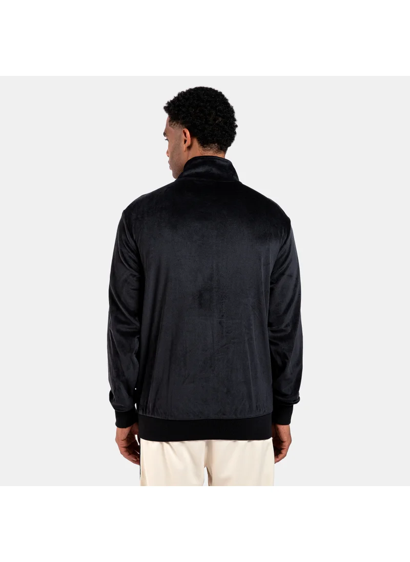 NEW ERA Men's NBA Chicago Bulls Lifestyle Velour Full-Zip Track Jacket