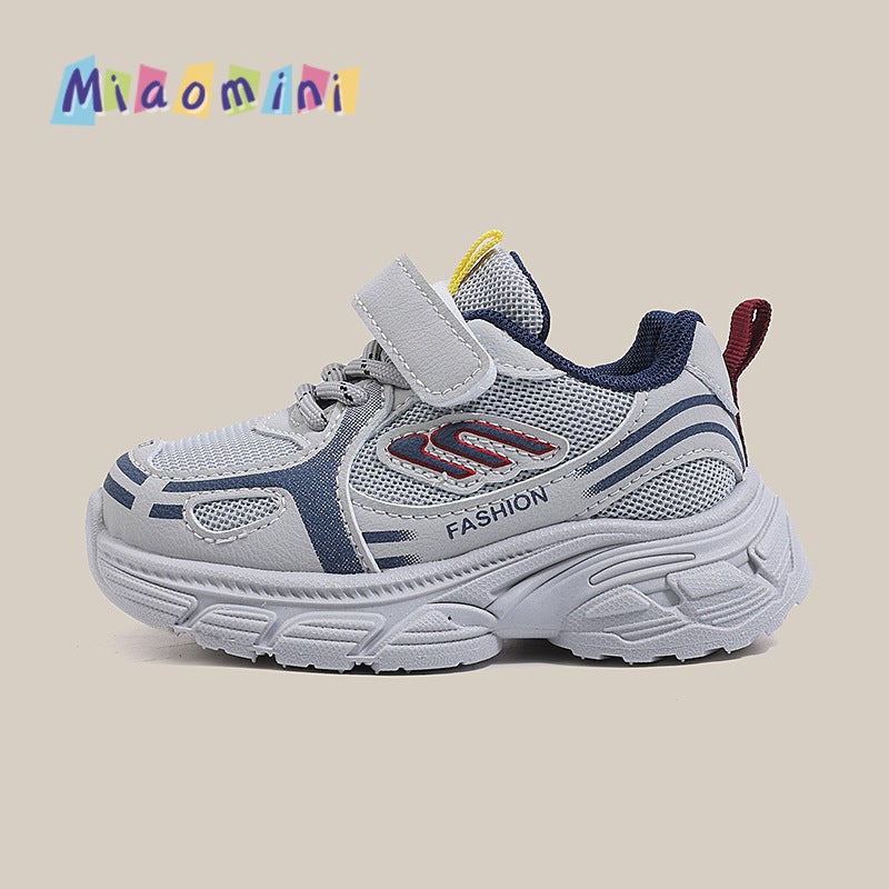 Mesh Sneakers Lightweight Flexible Sole Walking Shoes For Kids Indoor And Outdoor Activities - Image 1