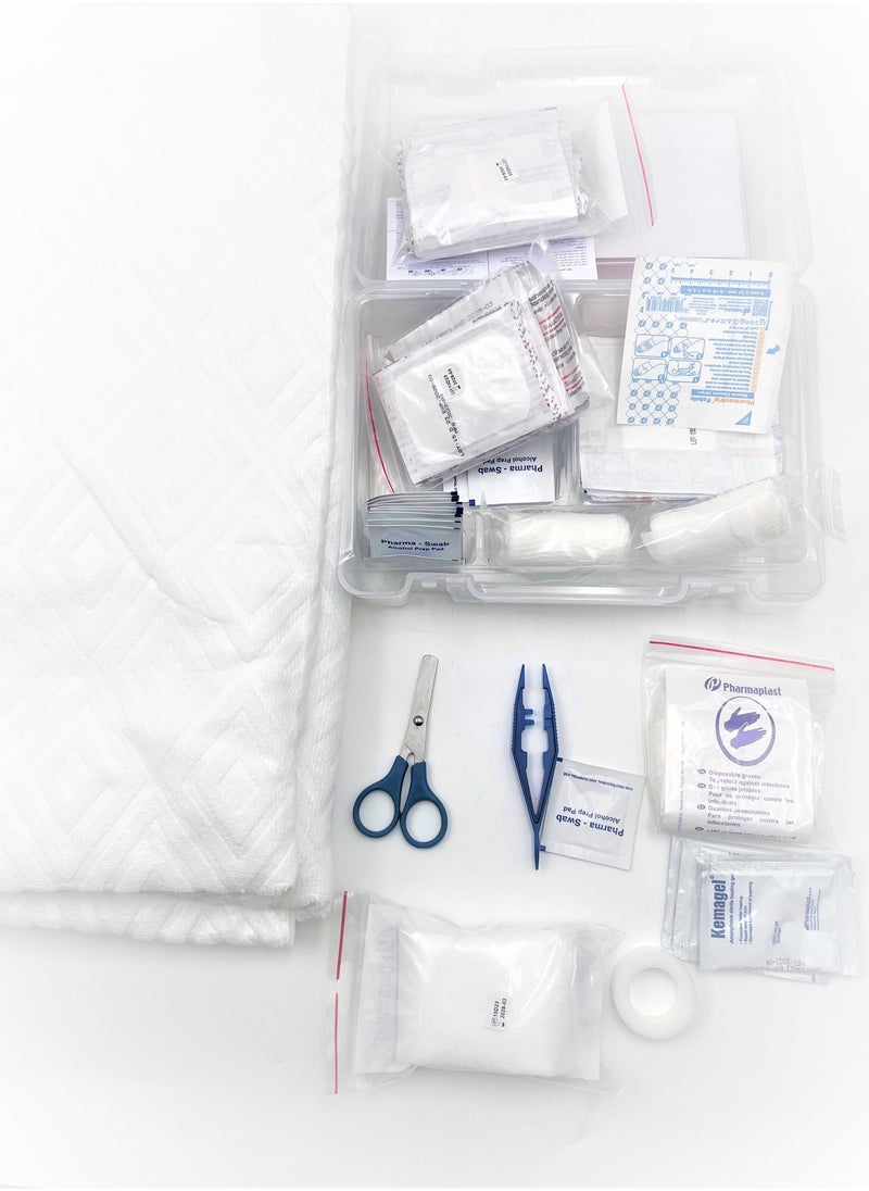 Moon Home and more.. - Ihram For Haj And Umrah With First Aid Kit White - Image 1