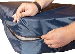 PPS Textiles PPS Mattresses Waterproof Protector/Cover, Solid-Design, 36"x75"x8", Zippered Closing, 3ft x 6ft - Image 1